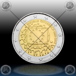2 EVRO AVSTRIJA  2015 "30. obletnica EVROPSKE zastave" UNC